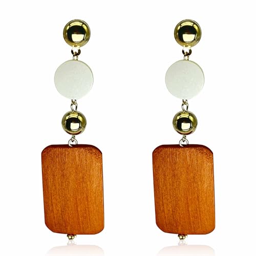 QzxEqz Boho Chic Fashion All-Match Holz Lange Quaste Baumeln Ohrringe Elegant Geometrie Charme Handgefertigte Ohrringe Geschenke für Frauen, Holz QzxEqz Boho Chic Fashion All-Match Holz Lange Quaste Baumeln Ohrringe Elegant Geometrie Charme Handgefertigte Ohrringe Geschenke für Frauen, Holz von QzxEqz