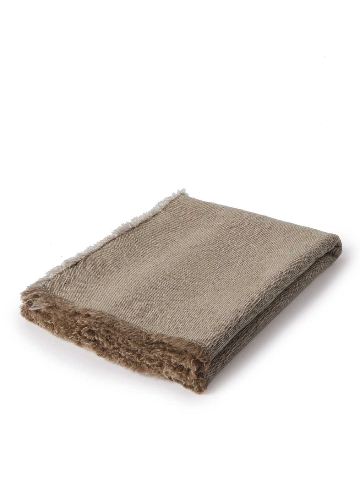 RD.LAB - Fringed Linen Table Runner - Men - Neutrals RD.LAB - Fringed Linen Table Runner - Men - Neutrals von R+D.LAB
