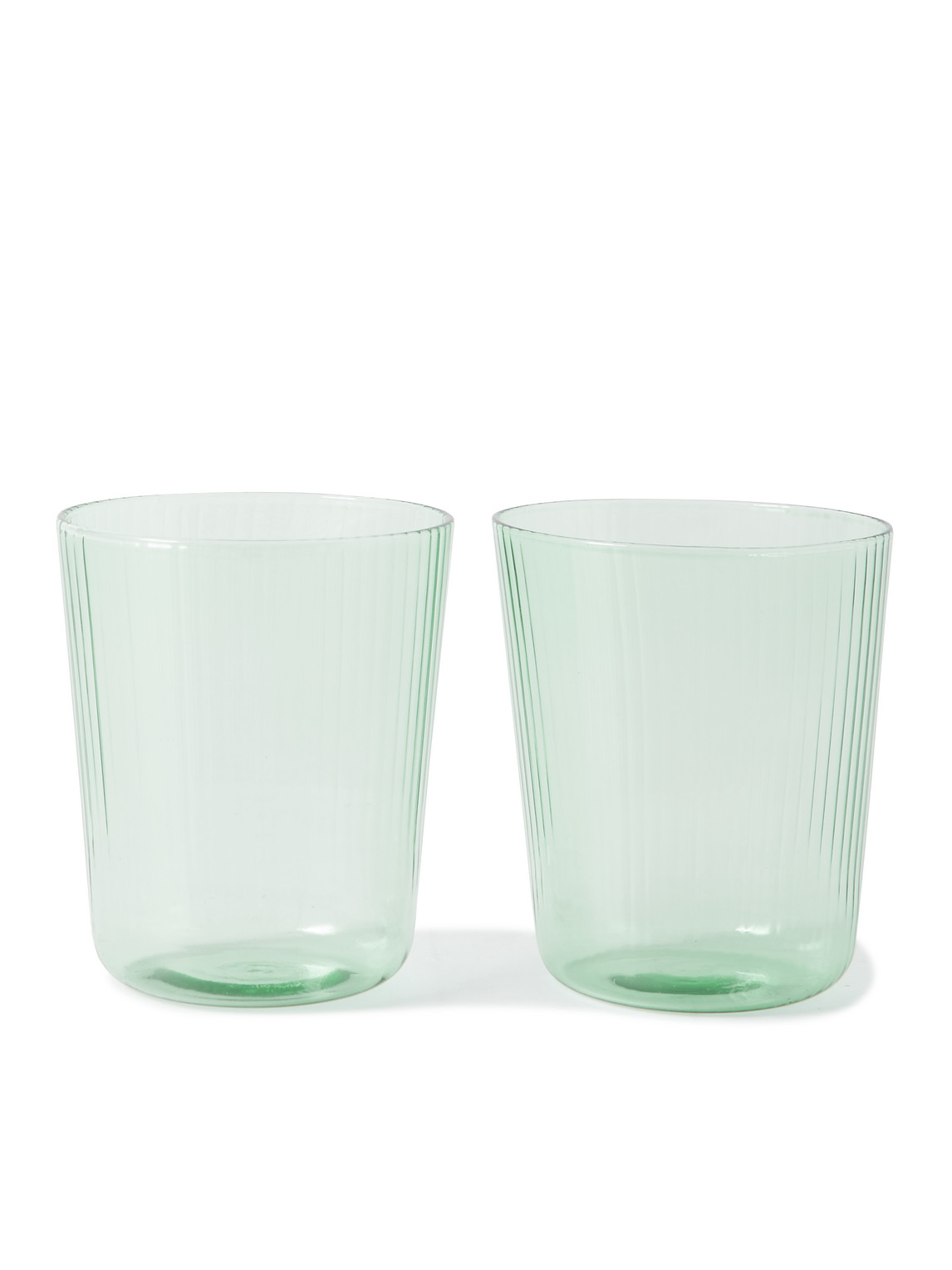 RD.LAB - Luisa Set of Two Water Glasses - Men - Green RD.LAB - Luisa Set of Two Water Glasses - Men - Green von R+D.LAB