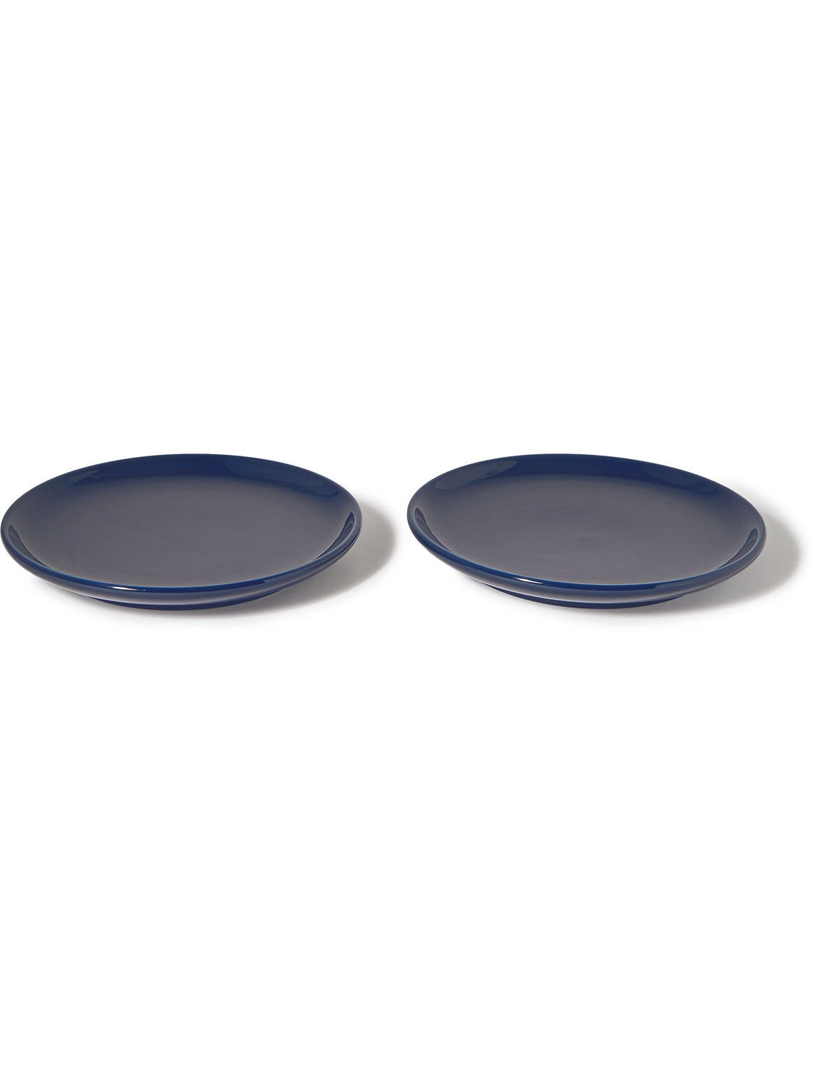 RD.LAB - Set of Two Small Bilancia Glazed Ceramic Plates - Men - Blue RD.LAB - Set of Two Small Bilancia Glazed Ceramic Plates - Men - Blue von R+D.LAB