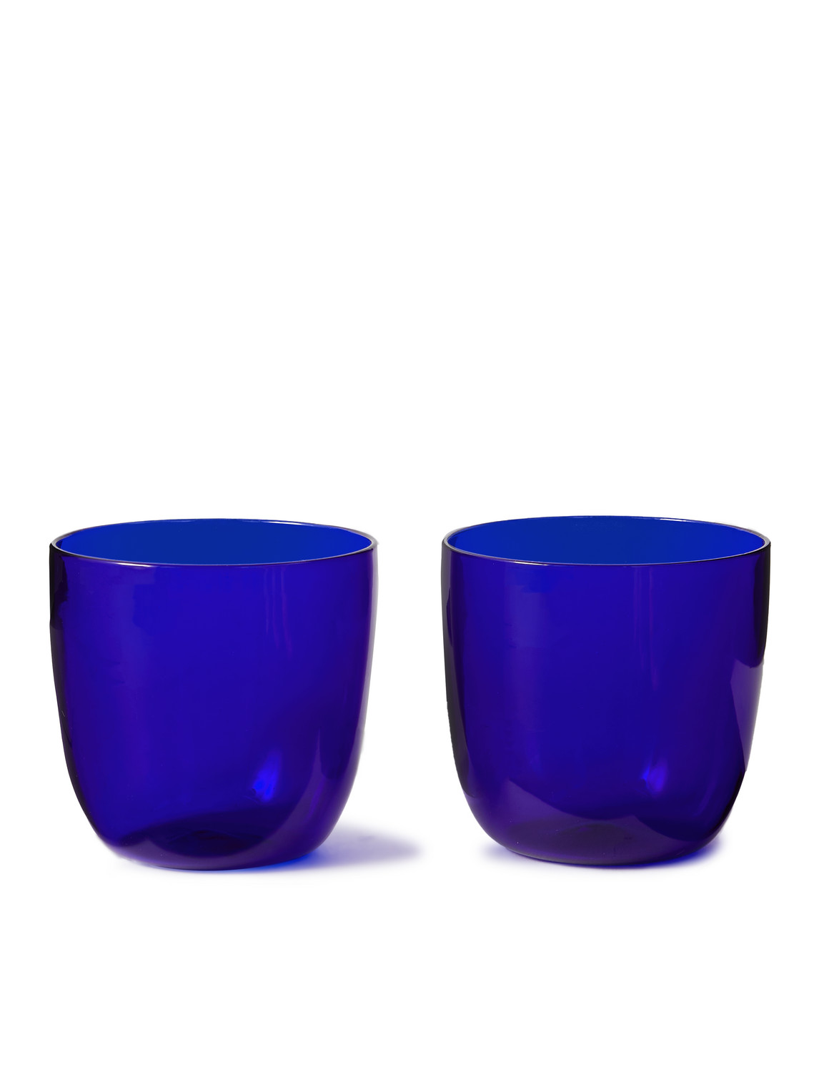 RD.LAB - Tuccio Set of Two Glass Tumblers - Men - Blue RD.LAB - Tuccio Set of Two Glass Tumblers - Men - Blue von R+D.LAB