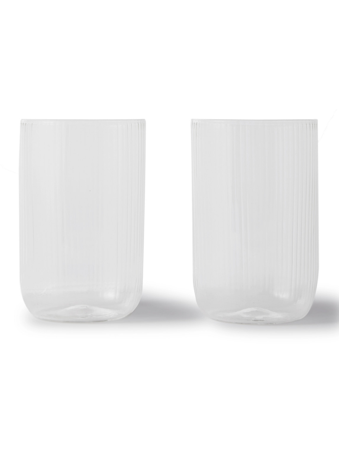 RD.LAB - Tuccio Set of Two Glass Tumblers - Men - Neutrals RD.LAB - Tuccio Set of Two Glass Tumblers - Men - Neutrals von R+D.LAB