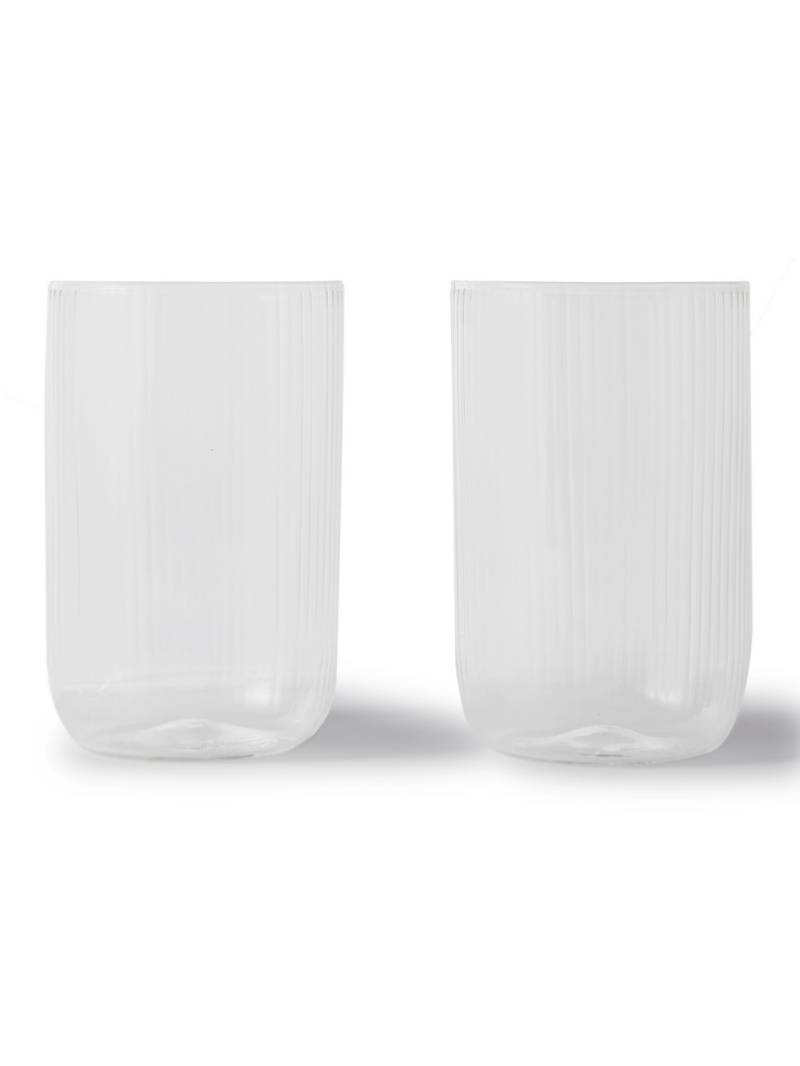 RD.LAB - Tuccio Set of Two Glass Tumblers - Men - Neutrals von R+D.LAB