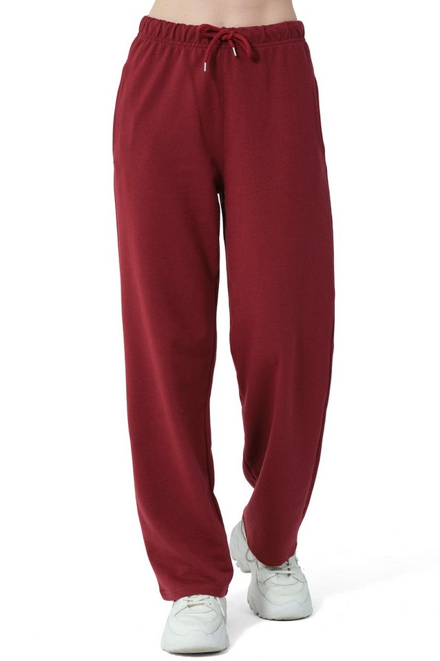 R-CAMP Jogginghose Jogginghose Damen Lang Weite Sporthose Weites Bein Bequeme Sporthose aus Baumwolle von R-CAMP