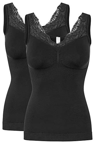 r-dessous 1 bis 3 Stück Damen figurformend Hemdchen mit Spitze Mieder Unterwäsche Groesse: L/XL von r-dessous