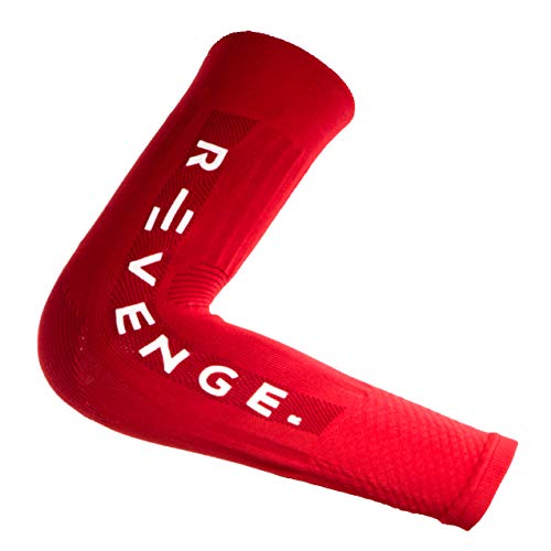 R-Evenge Arm Tubular Tape Carbon Kompression, Patentiert, Manschette, 1 Paar (Medium, Rot) von R-Evenge