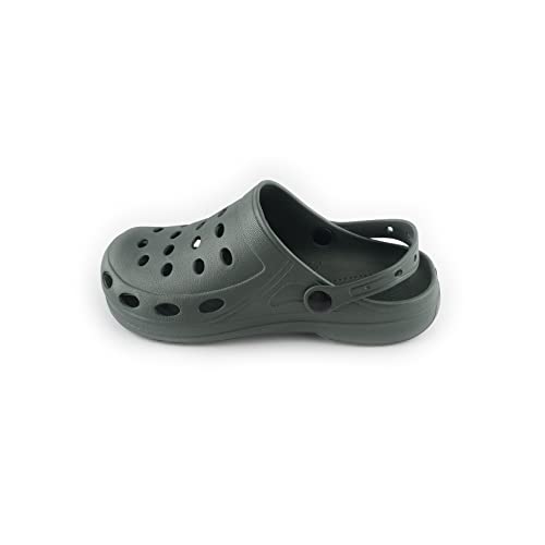 EVA-Clogs, Unisex, für Herren, Damen, für Gesundheit, Gastronomie, bequem und wasserdicht, Grünes Camouflagemuster, 44 EU von R-ISLAND