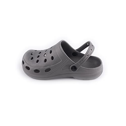 EVA Unisex-Clogs, Herren, Damen, für Sanitär, Gastronomie, bequem und wasserdicht, grau, 44 EU von R-ISLAND