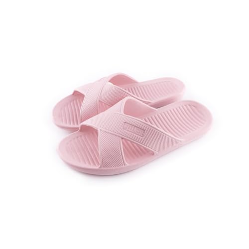 Flip-Flops und Pool-Sandalen für Damen und Herren, Unisex, EVA-Hausschuhe, für den Sommer, Badeschuhe, Rosa 6, 41 EU von R-ISLAND