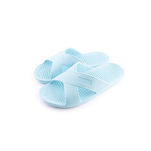 Flip-Flops und Sandalen für Damen und Herren, Unisex, EVA-Hausschuhe, für den Sommer, Badeschuhe, Blau 1, 36 EU von R-ISLAND