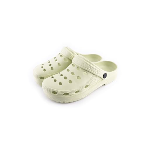 R-ISLAND Clogs Classic Clogs für Damen, EVA, wasserdicht, Clogs für Arbeit, Gesundheit, Küche, Pool, Strand usw, grün, 41 EU von R-ISLAND
