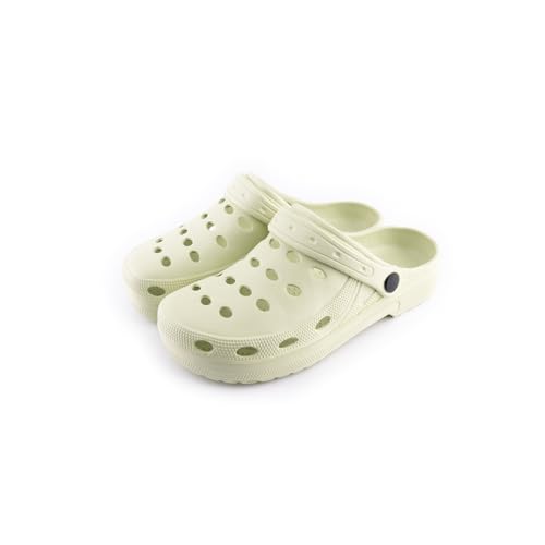 R-ISLAND Clogs Classic Clogs für Damen, EVA, wasserdicht, für Arbeit, Gesundheit, Küche, Pool, Strand usw, grün, 37 EU von R-ISLAND