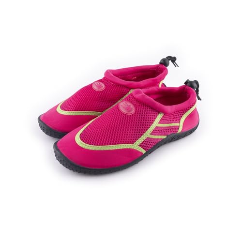 R-ISLAND Damenschuhe, Wasserschuhe, atmungsaktiv, bequem, rutschfest, ideal für Strand, Pool und Wassersport., Rosa, 39 EU von R-ISLAND