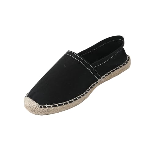 R-ISLAND Espadrilles für Damen, Erwachsene, bequem, leicht, ideal für zu Hause im Freien., Schwarz , 39 EU von R-ISLAND