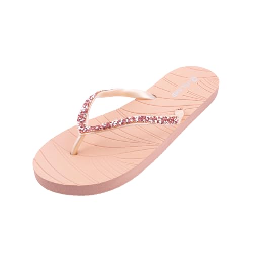 R-ISLAND Flip-Flop für Damen, Sommer, für Erwachsene, Strand, Pool, Zuhause., Lachsfarben, 38 EU von R-ISLAND