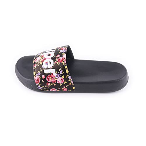 R-ISLAND Flip-Flops für Erwachsene, wasserdicht, für Pool, Damen, Jugendliche, ideal für Strand, Zuhause, Dusche,, Schwarz , 38 EU von R-ISLAND