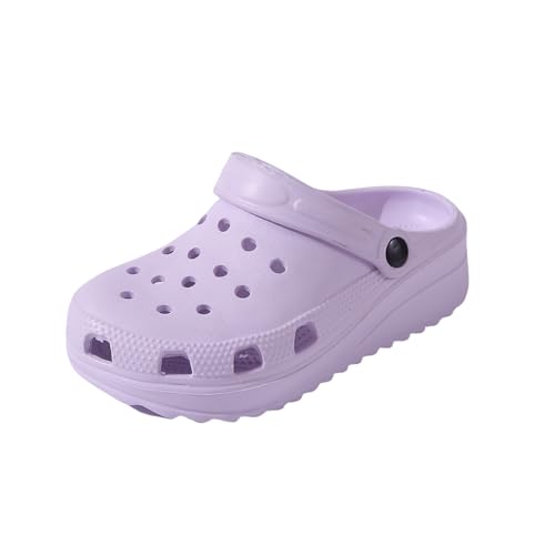 R-ISLAND Plateau-Clogs für Damen, Erwachsene, aus EVA, leicht, ideal für den Strand, zu Hause im Innen- und Außenbereich., dunkelviolett, 41 EU von R-ISLAND