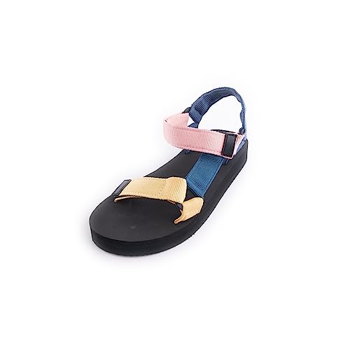 R-ISLAND Sportsandalen für Damen, jung, wasserdicht, offene Spitze, Sommer-Sandalen, Sportschuhe, Wandern., Gelb, 39 EU von R-ISLAND