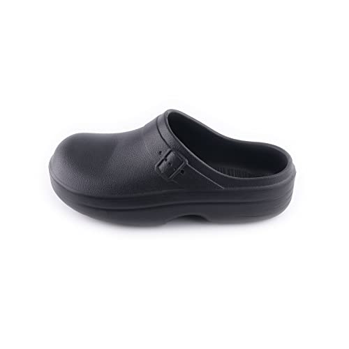 Sanitarclogs für damen erwachsene,Damenclogs,EVA,wasserdicht, Arbeitsclogs,Hygiene,Gastgewerbe,Kuche usw (Schwarz, adult, women, numeric_35, numeric_range, eu_footwear_size_system, numeric_36, medium) von R-ISLAND