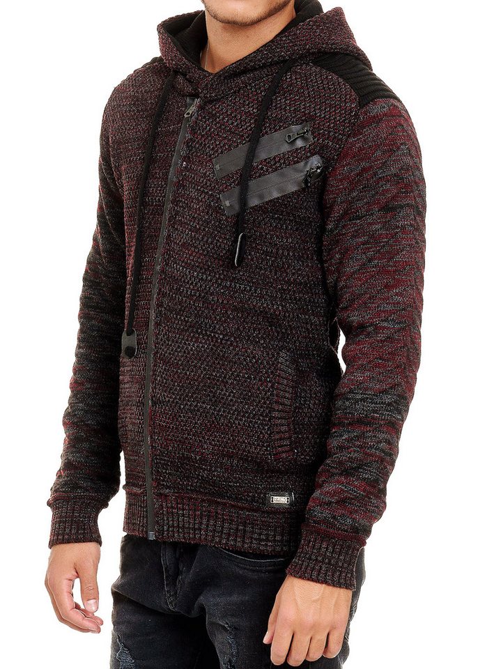 R-NEAL Kapuzenpullover Kapuzen-Strick-Jacke Herren Strick Pullover mit Zipper Future Design R-NEAL Kapuzenpullover Kapuzen-Strick-Jacke Herren Strick Pullover mit Zipper Future Design von R-NEAL