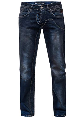 Herren Jeans Rusty Neal Jeanshose 'Ruben' Regular Fit 'DIE ETWAS ANDERE Jeans' Stretch Denim, Hosengröße:29W / 32L, Denim Color:8442-47 von R-Neal