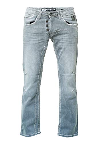 Herren Jeans Rusty Neal Jeanshose 'Ruben' Regular Fit 'DIE ETWAS ANDERE Jeans' Stretch Denim, Hosengröße:30W / 32L, Denim Color:8442-41 von R-Neal
