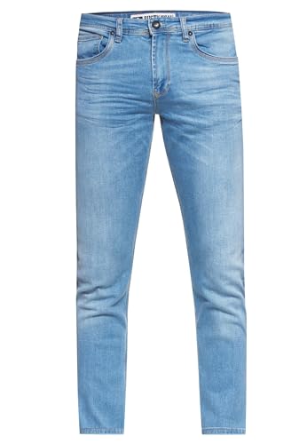 Herren Jeans Rusty Neal Premium Stretch Slim Fit Jeanshose 'Melvin' Streetwear Basics 12224, Hosengröße:30/32, Denim Color:Light Blue-6 von R-Neal