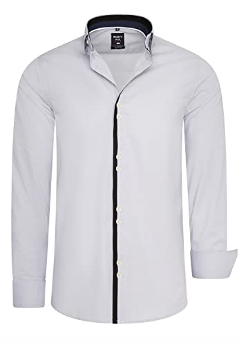 R-Neal Herren Business Hemd Stretch Langarm Hemden Kentkragen Büro-Hemd Freizeit-Hemd Hochzeit-Hemd S M L XL XXL 3XL 11022-30, Größe:2XL, Artikel/Farbe:Grau 029 R-Neal Herren Business Hemd Stretch Langarm Hemden Kentkragen Büro-Hemd Freizeit-Hemd Hochzeit-Hemd S M L XL XXL 3XL 11022-30, Größe:2XL, Artikel/Farbe:Grau 029 von R-Neal