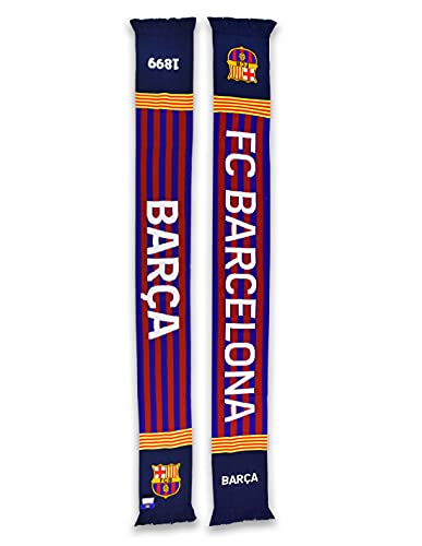 R ROGER'S FC Barcelona Barça doppelseitiger Schal, Blau (Blaugrana), 150X18cm von R ROGER'S
