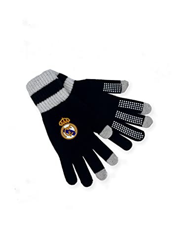 R ROGER'S Real Madrid Handschuhe für den Winter, für Erwachsene, Jugendliche und Kinder, Schwarz , Infantil von R ROGER'S