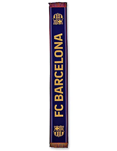 R ROGER'S Schal FC Barcelona 2. Mannschaft 22/23, Marineblau und farbige Details., 140x20cm von R ROGER'S
