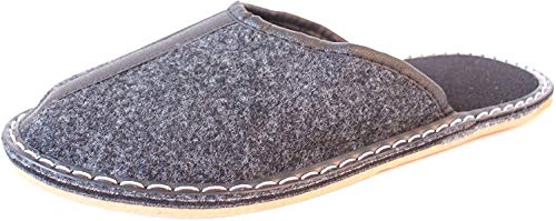 BARJA Hausschuhe aus Filz mit Gummisohlen - Filzpantoffeln – Gr. 46 von R Revise