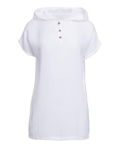 Revise RE-632 Strandtunika – Strandkleid – Sommerüberzug – Pareo – 1510 Weiß – XL von R Revise