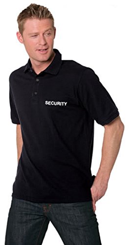 POLO-SHIRT "SECURITY", Farbe schwarz, bedruckt auf Brust und Rücken mit Schriftzug SECURITY. Baumwolle ringgesonnen, sehr gute Qualität, Grösse XL POLO-SHIRT "SECURITY", Farbe schwarz, bedruckt auf Brust und Rücken mit Schriftzug SECURITY. Baumwolle ringgesonnen, sehr gute Qualität, Grösse XL von R&K Dienstbekleidung