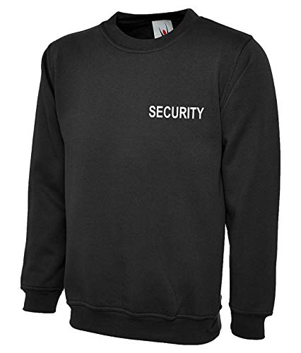 SWEAT-SHIRT SWEAT SECURITY bedruckt vorne und hinten GR. XL von R&K Dienstbekleidung