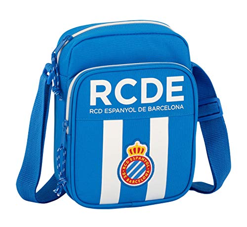 Schultertasche R.C.D. Espanyol - Offiziell - Mit Außenfach von safta