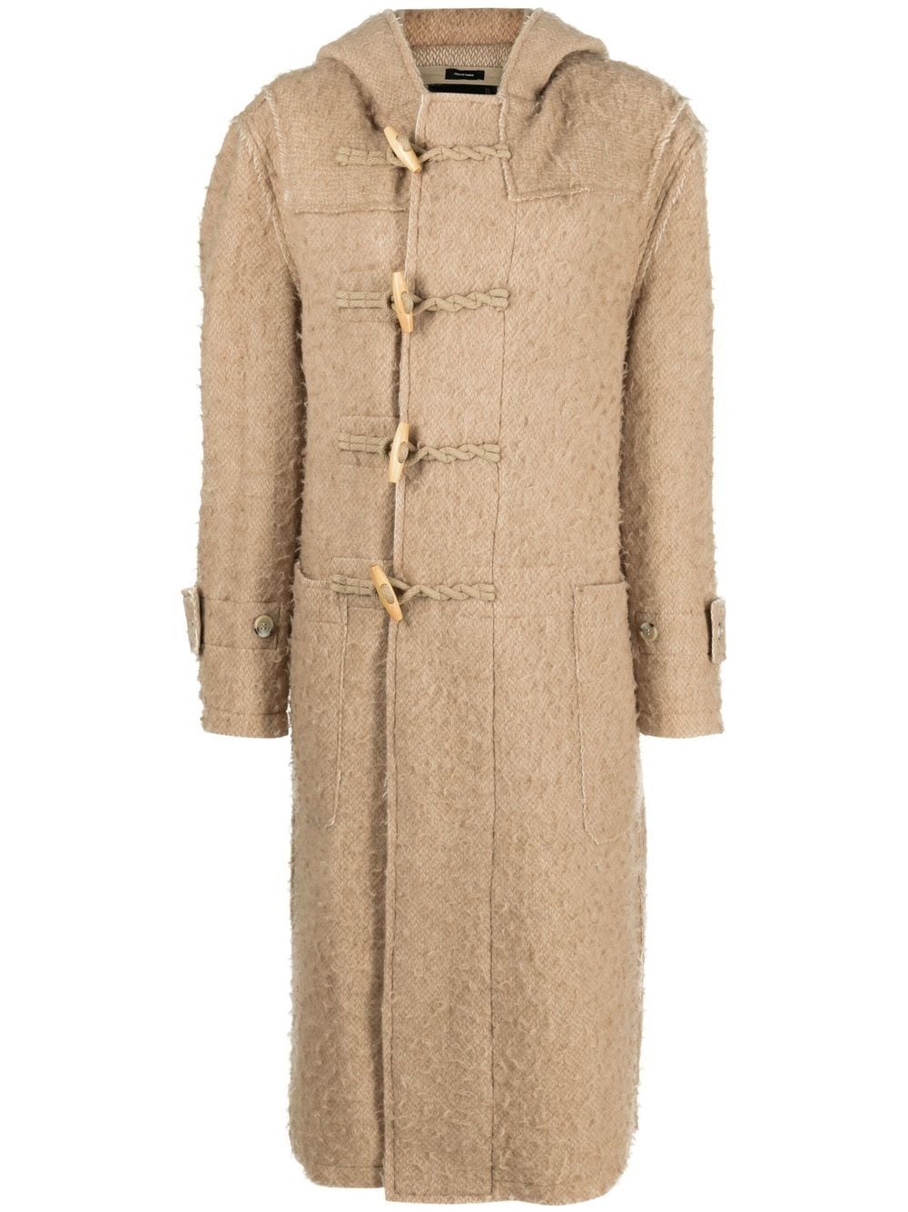 R13 Dufflecoat mit Kapuze - Nude von R13