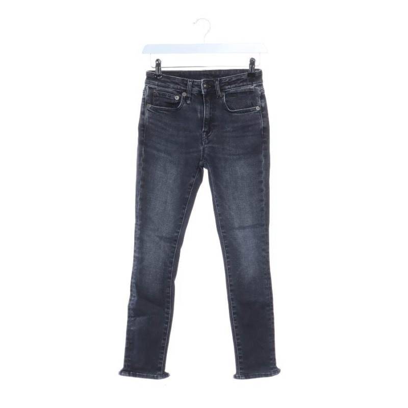 R13 Jeans Slim Fit W24 Grau von R13