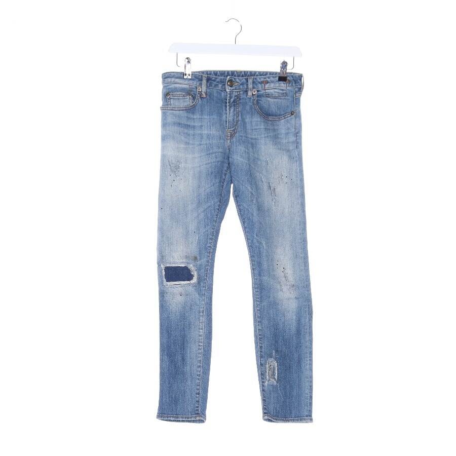 R13 Jeans Straight Fit W27 Blau von R13