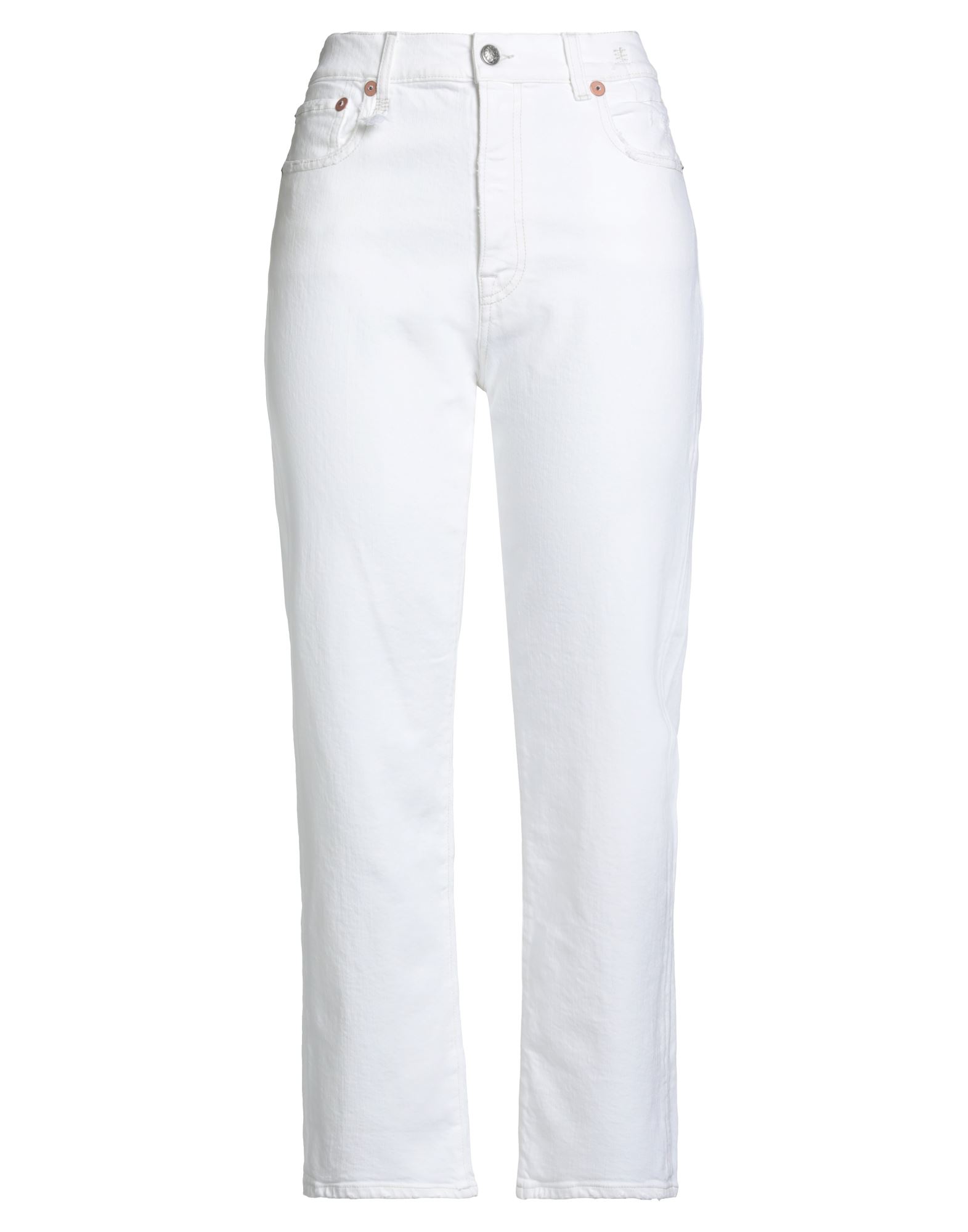R13 Jeanshose Damen Elfenbein von R13