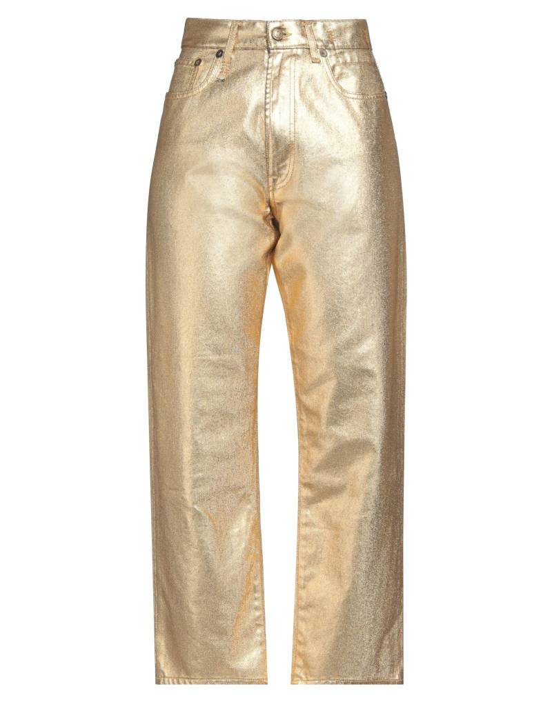 R13 Jeanshose Damen Gold von R13