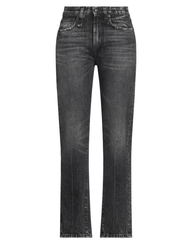R13 Jeanshose Damen Schwarz von R13