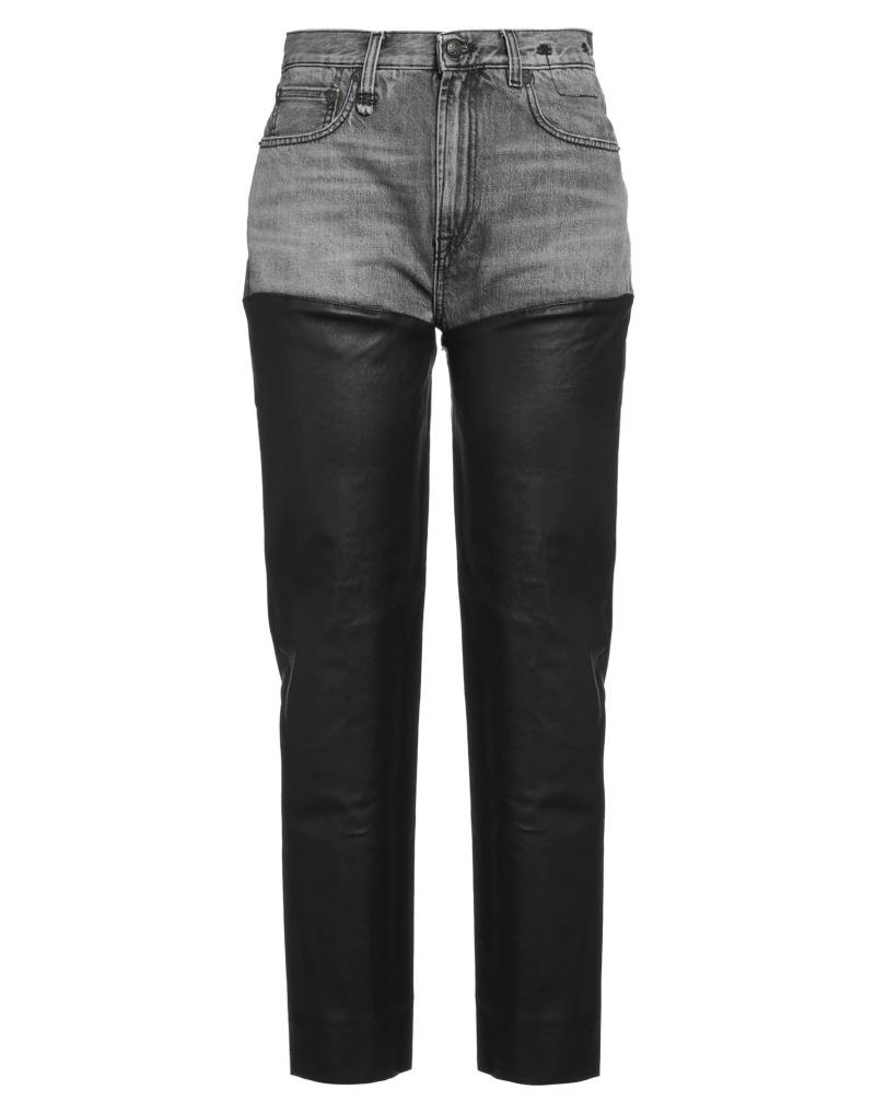 R13 Jeanshose Damen Schwarz von R13