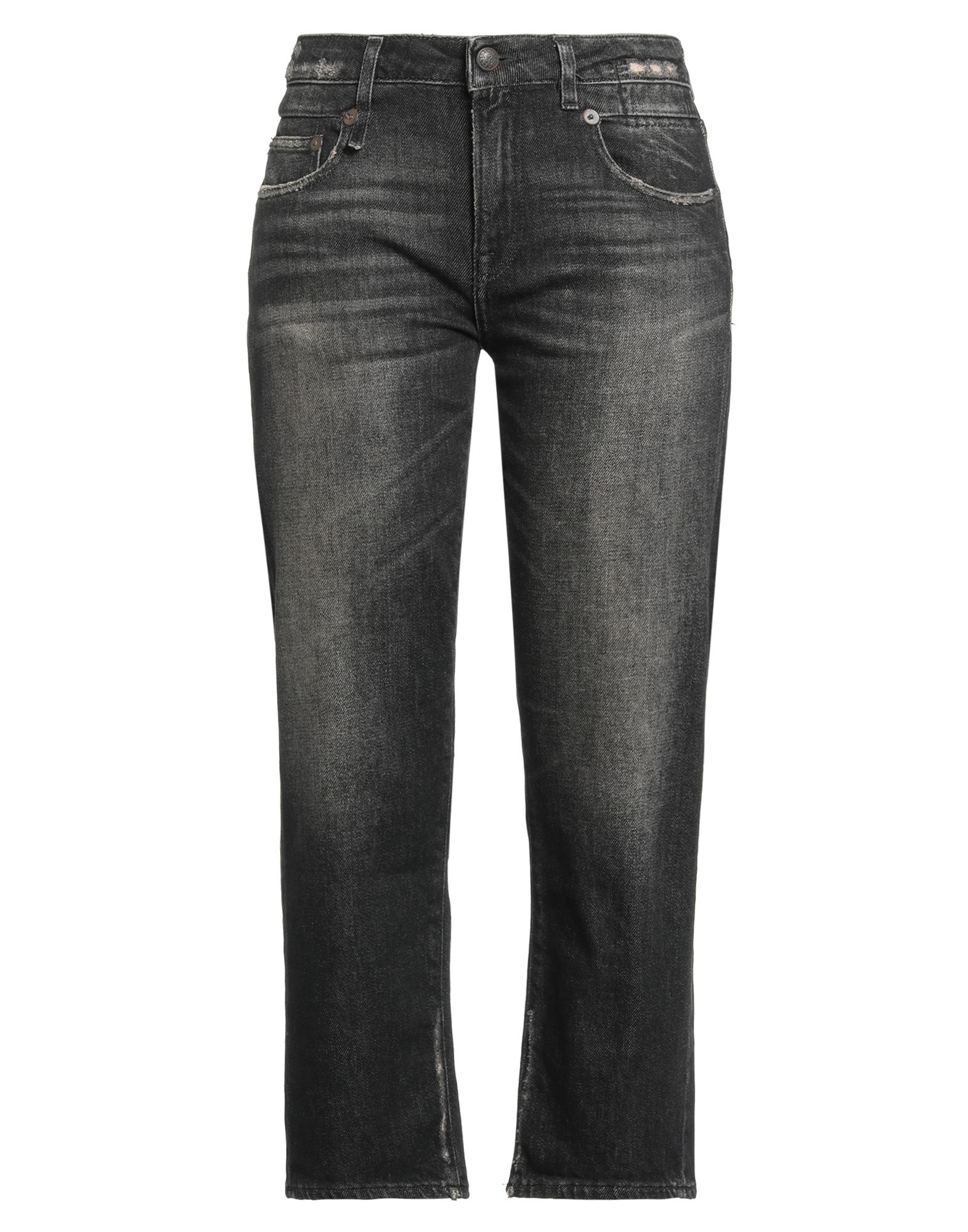 R13 Jeanshose Damen Schwarz von R13