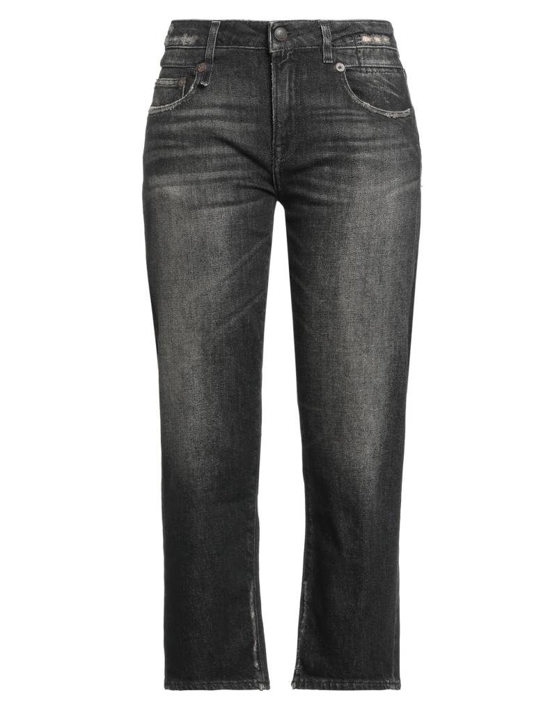 R13 Jeanshose Damen Schwarz von R13