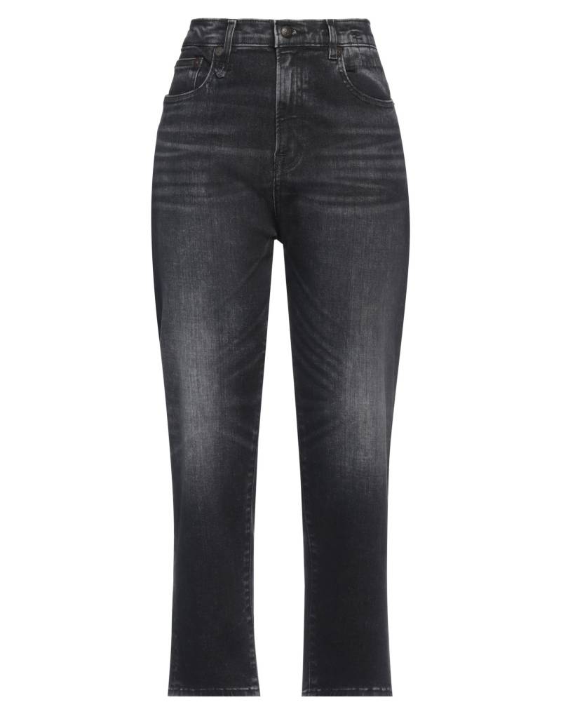 R13 Jeanshose Damen Schwarz von R13