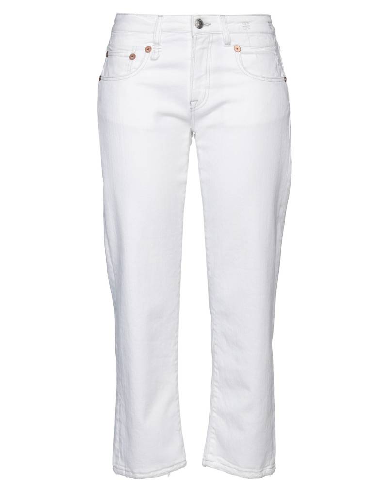 R13 Jeanshose Damen Weiß von R13