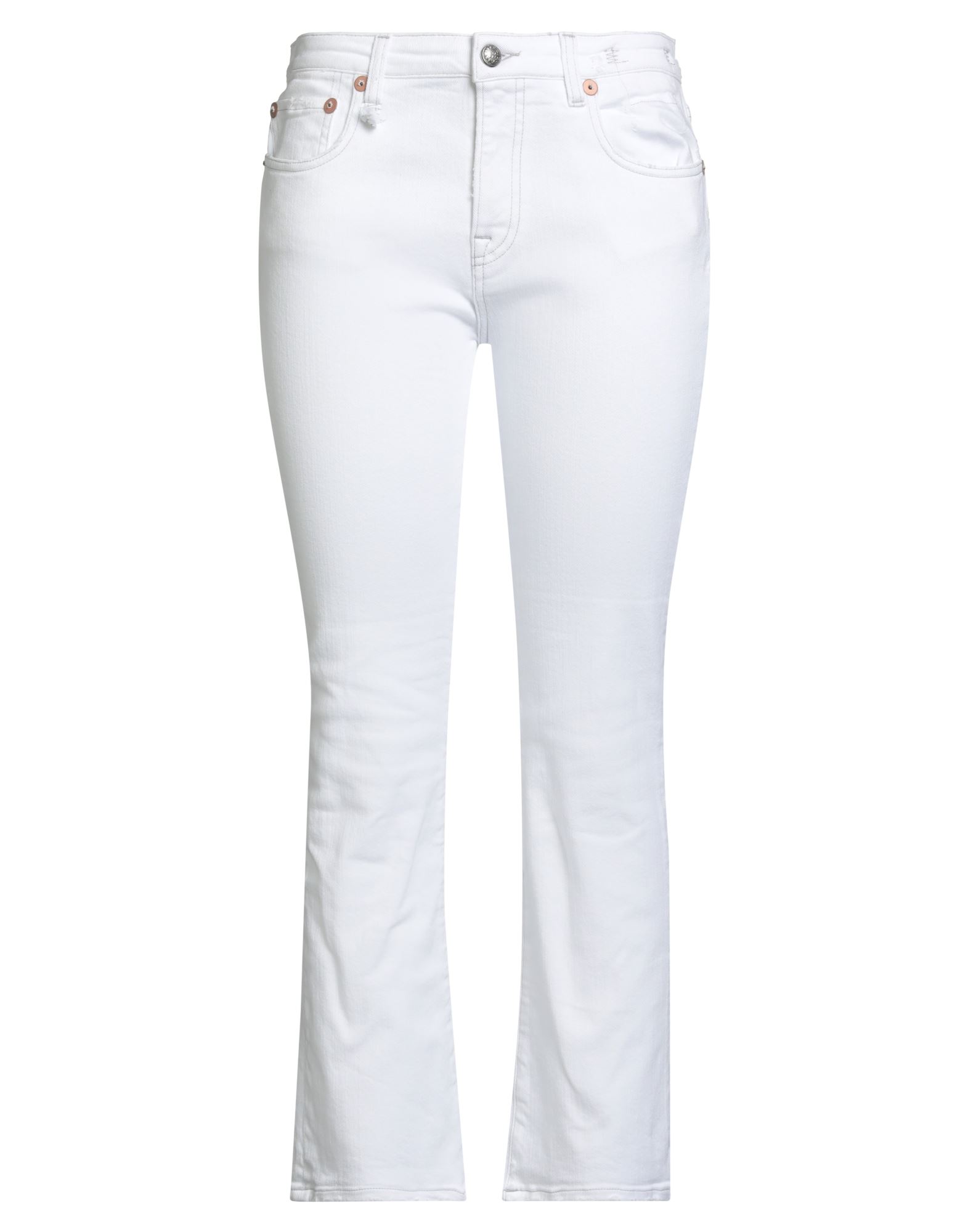 R13 Jeanshose Damen Weiß von R13