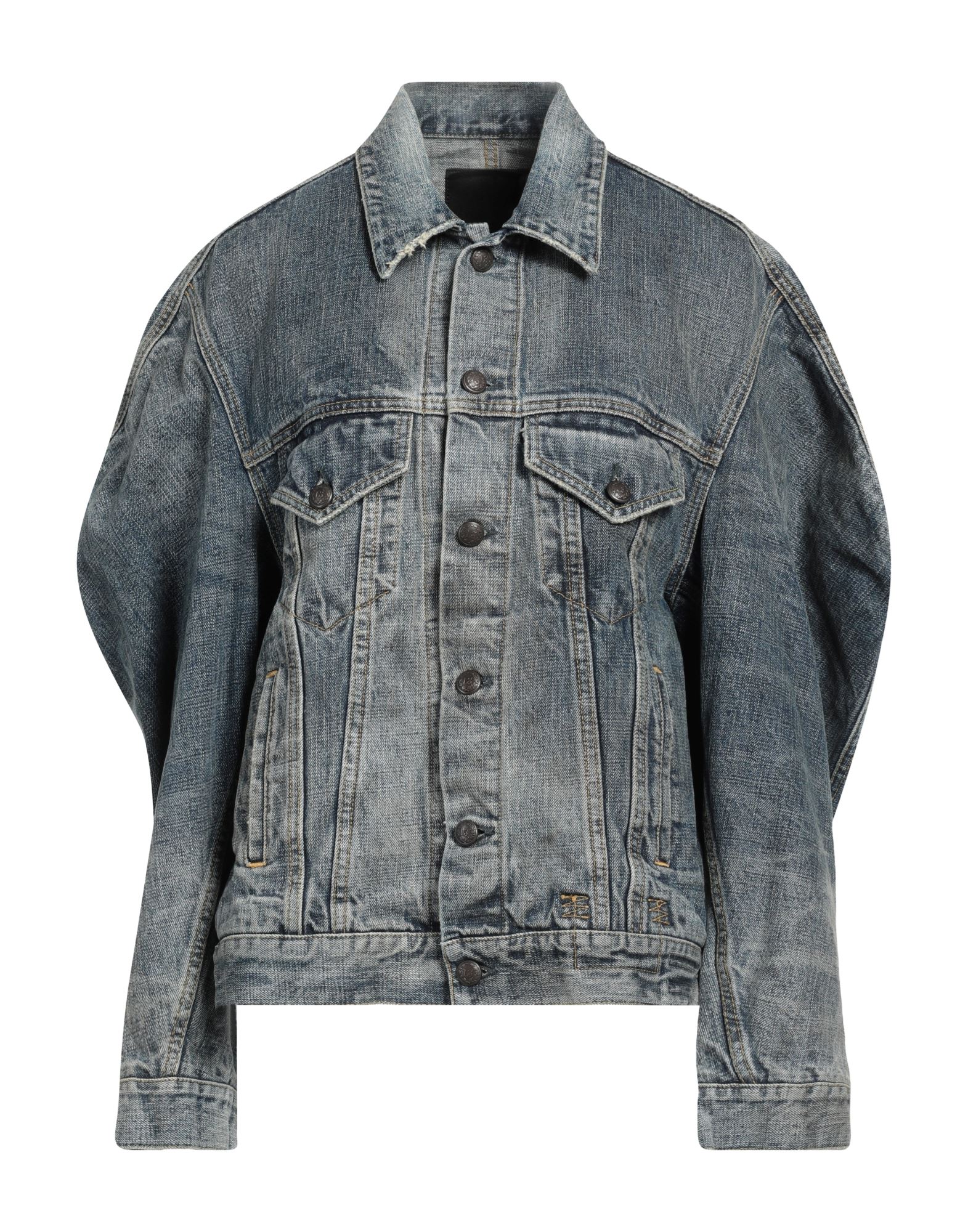 R13 Jeansjacke/-mantel Damen Blau von R13