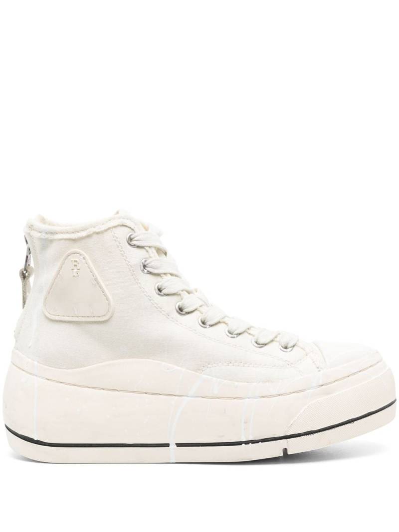 R13 Kurt High-Top-Sneakers - Nude von R13